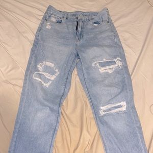 AE Blue mom jeans